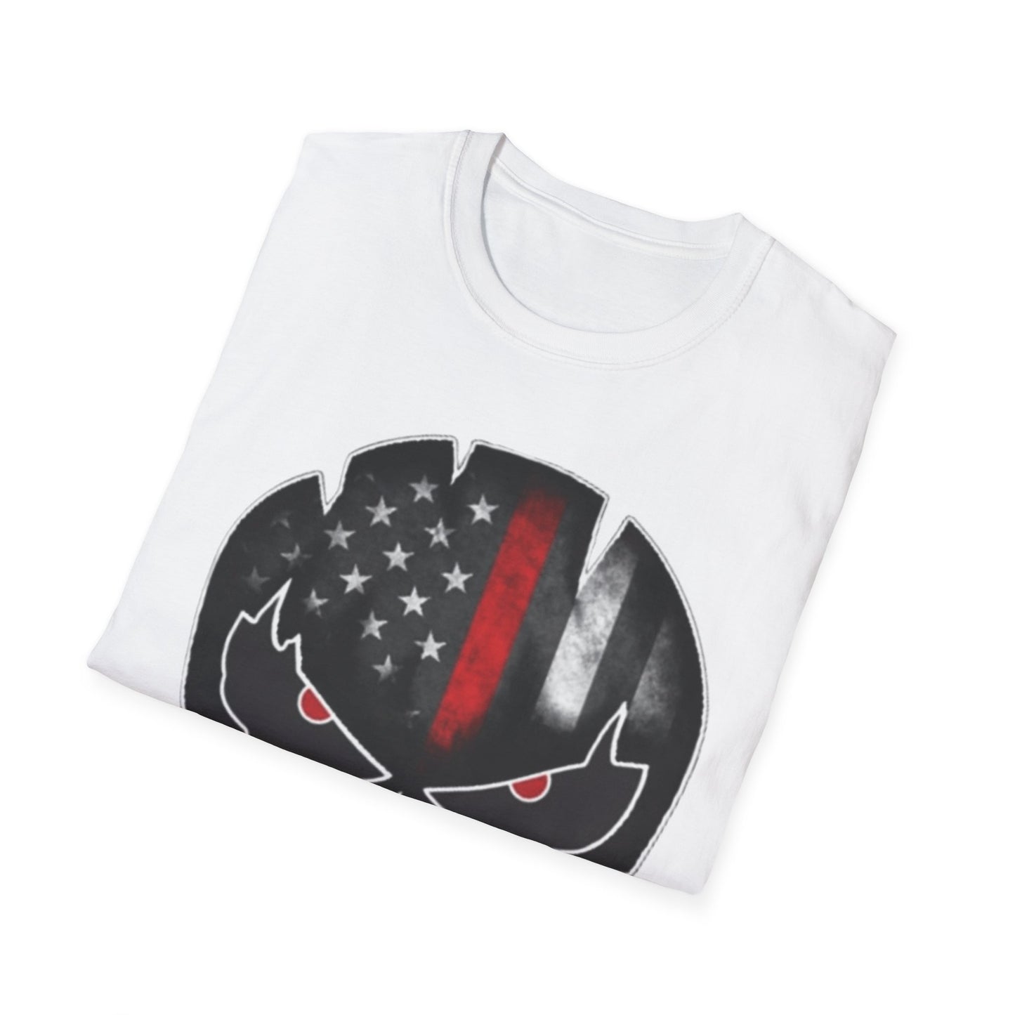 Patriotic Punisher Skull Unisex Softstyle T-Shirt