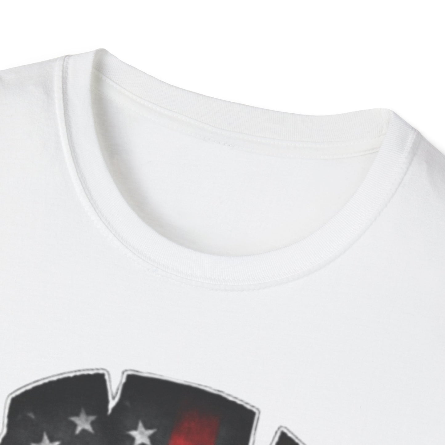 Patriotic Punisher Skull Unisex Softstyle T-Shirt
