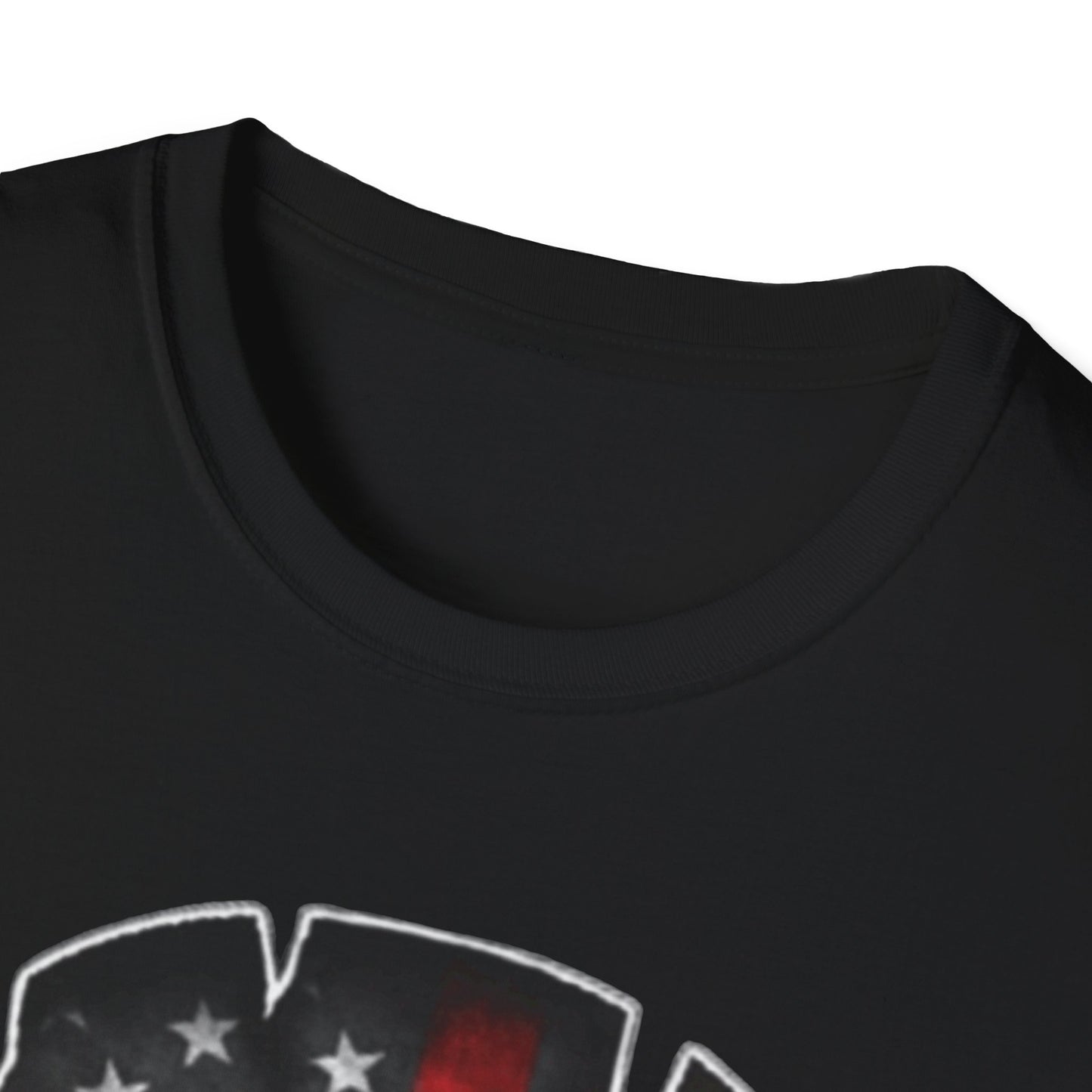 Patriotic Punisher Skull Unisex Softstyle T-Shirt