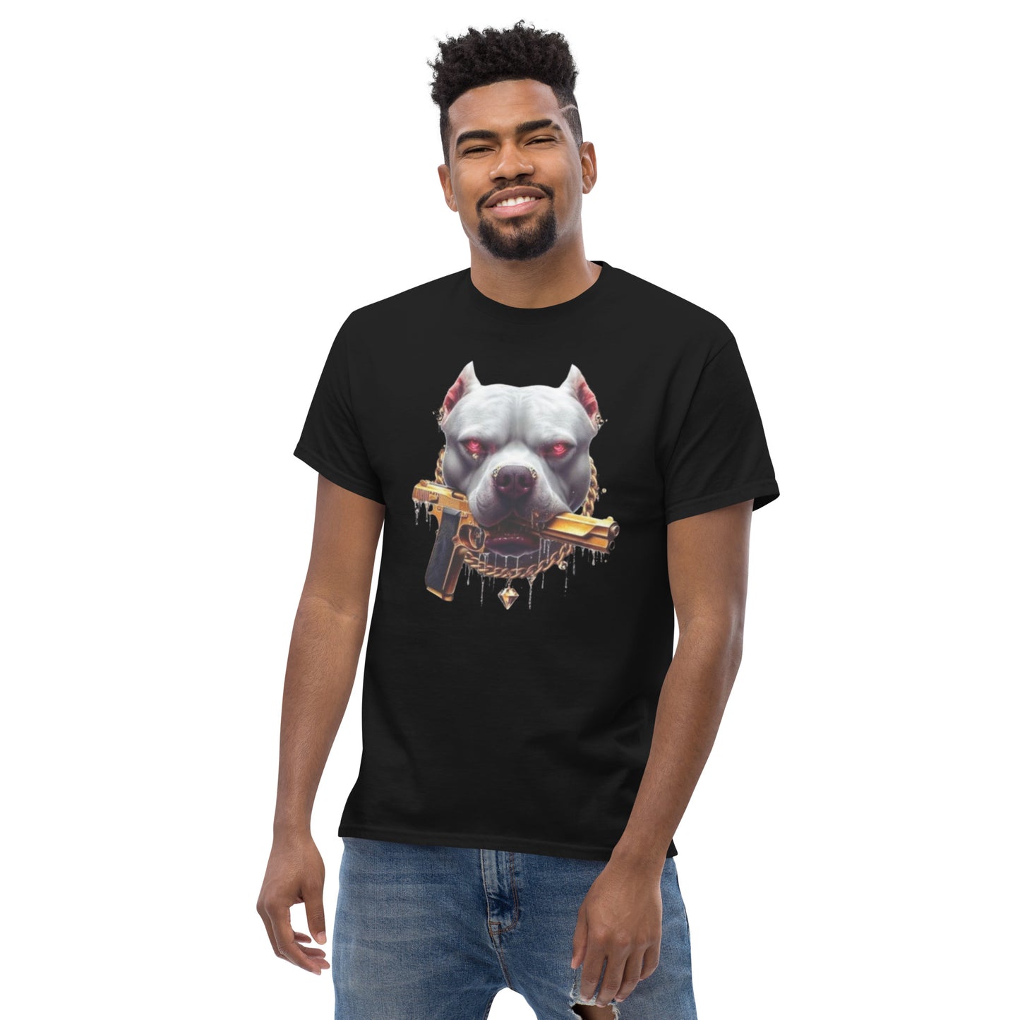 Camiseta Pitbull with gun