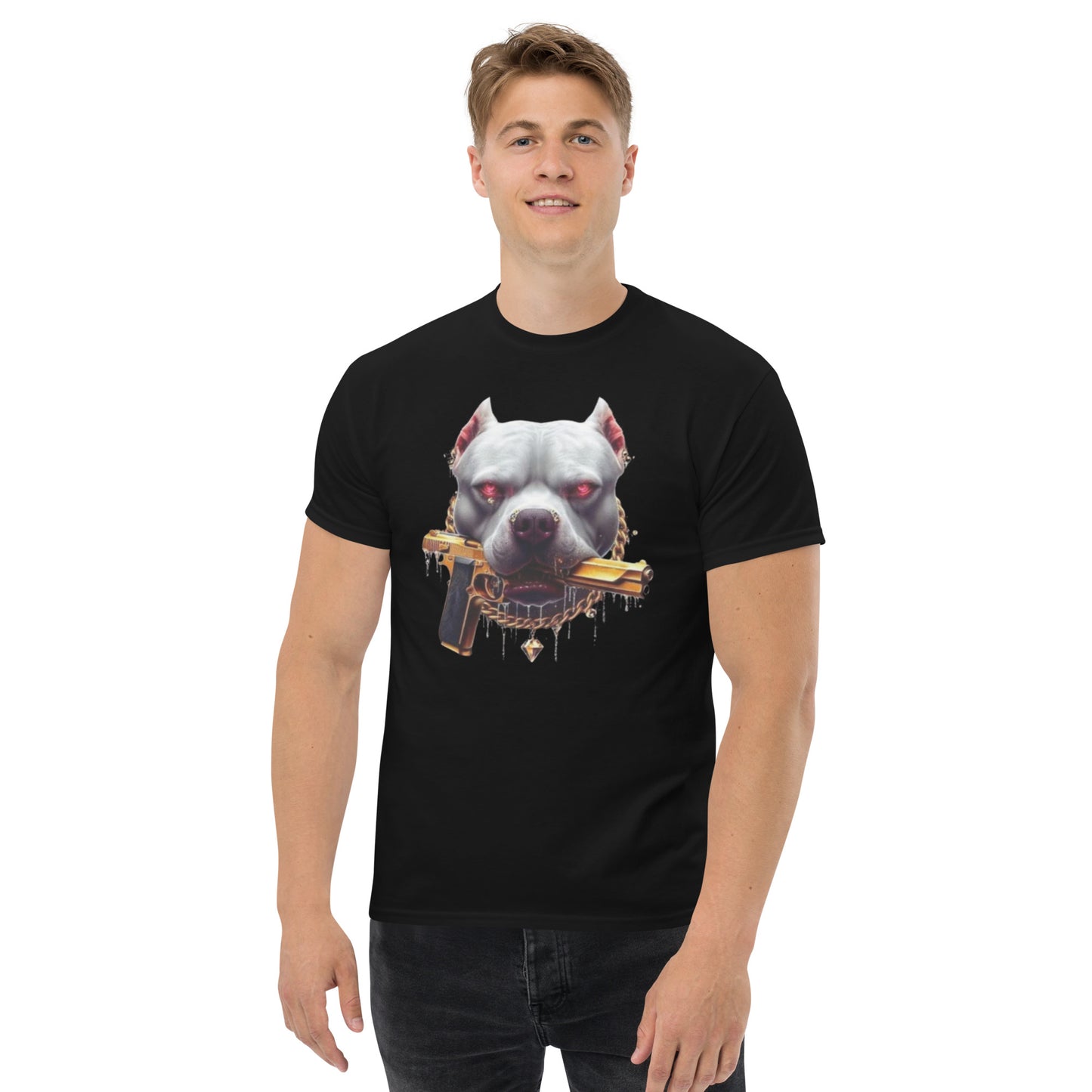 Camiseta Pitbull with gun