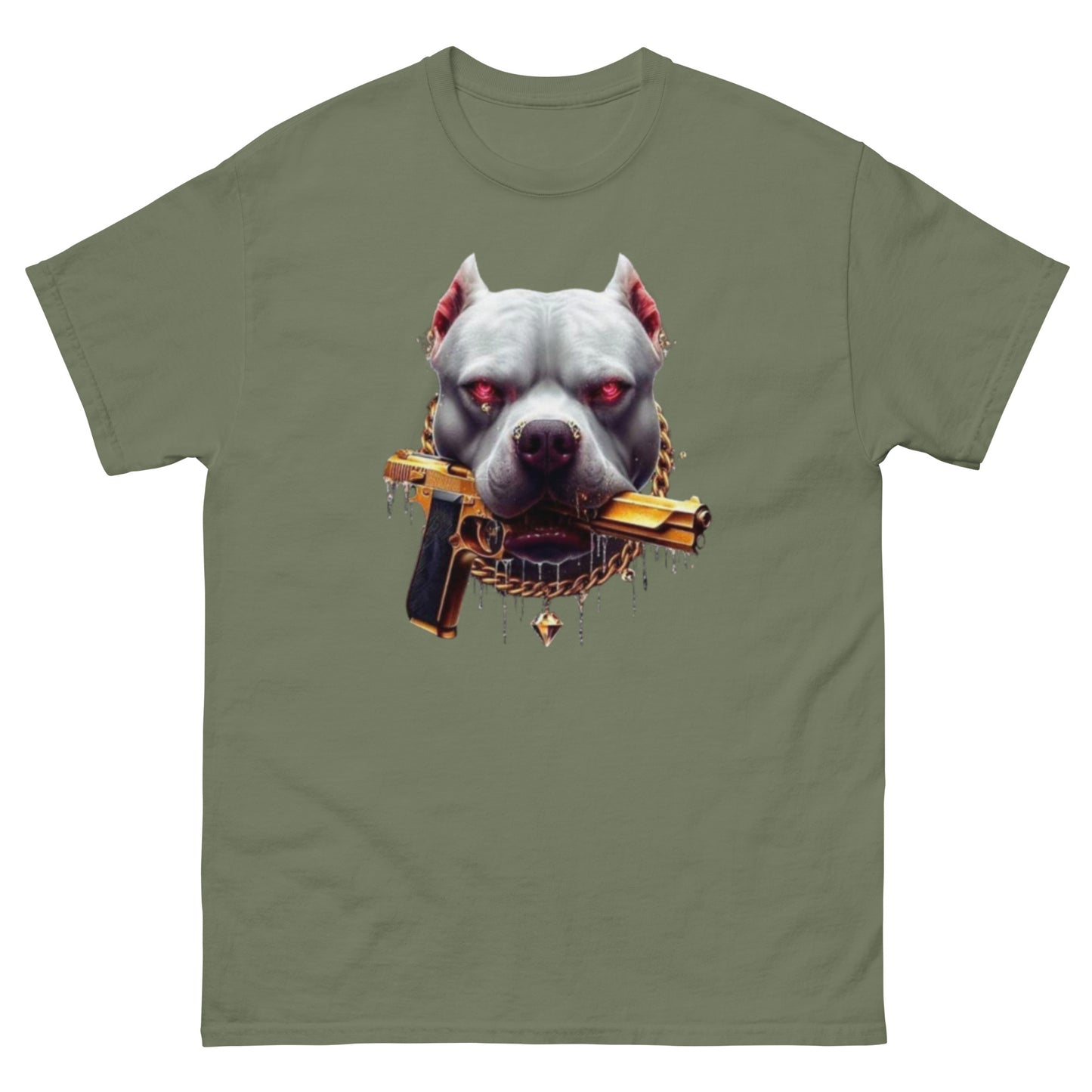 Camiseta Pitbull with gun