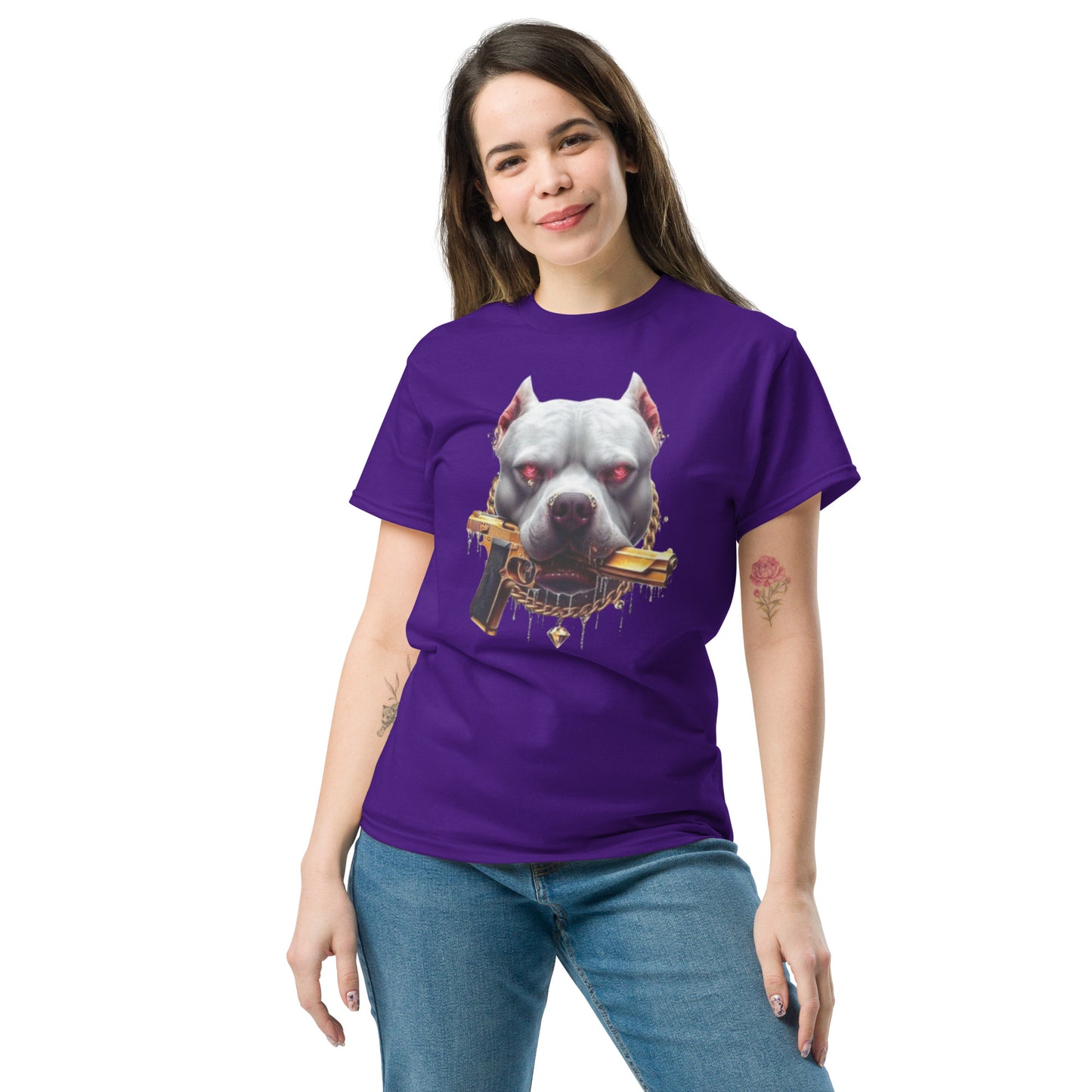 Camiseta Pitbull with gun